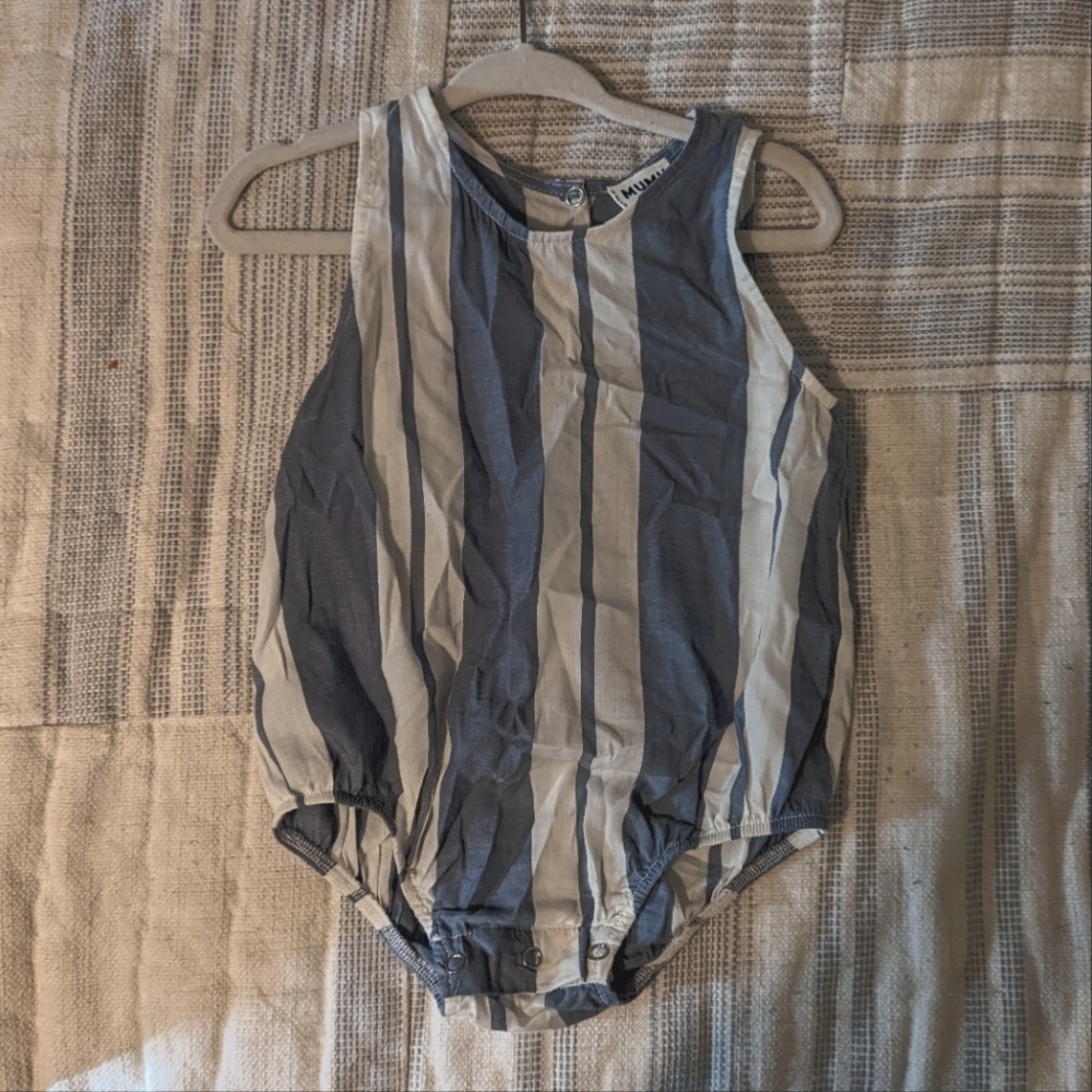 SMYM Striped Onesie
